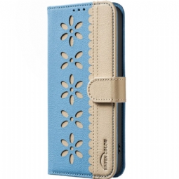 Nahkakotelo Xiaomi 15t Kukallinen Binfen Color