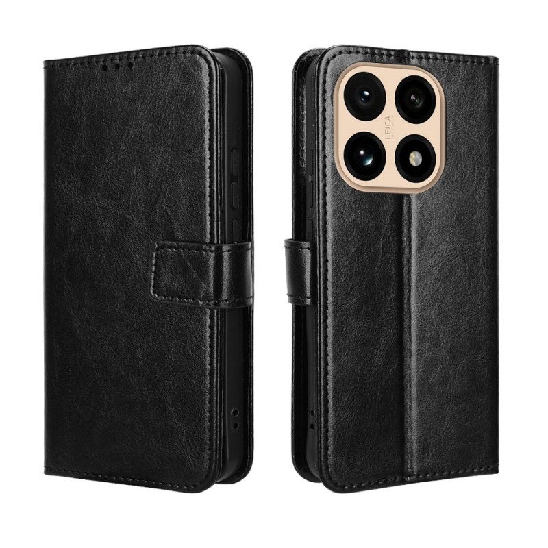 Nahkakotelo Xiaomi 15t Räikeä Tekonahka