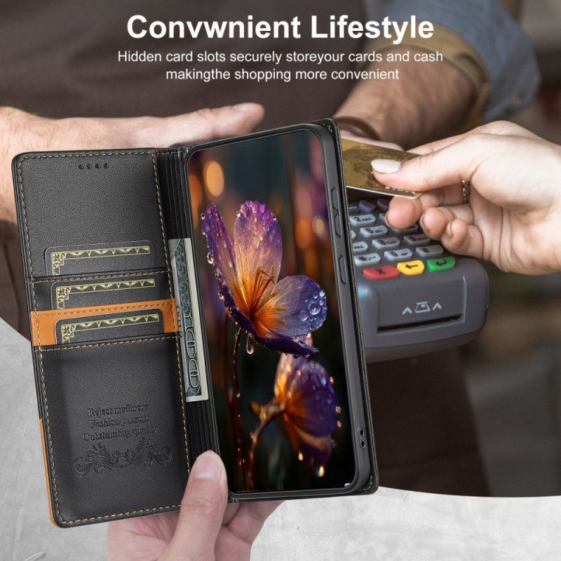 Nahkakotelo Xiaomi 15t Rfid-suoja