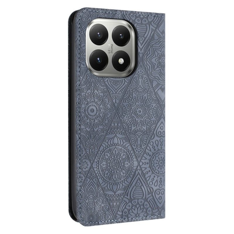 Nahkakotelo Xiaomi 15t Tilkkutyö