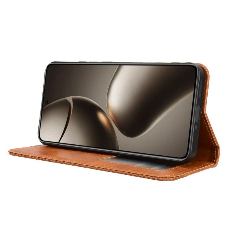 Nahkakotelo Xiaomi 15t Vintage-reunus