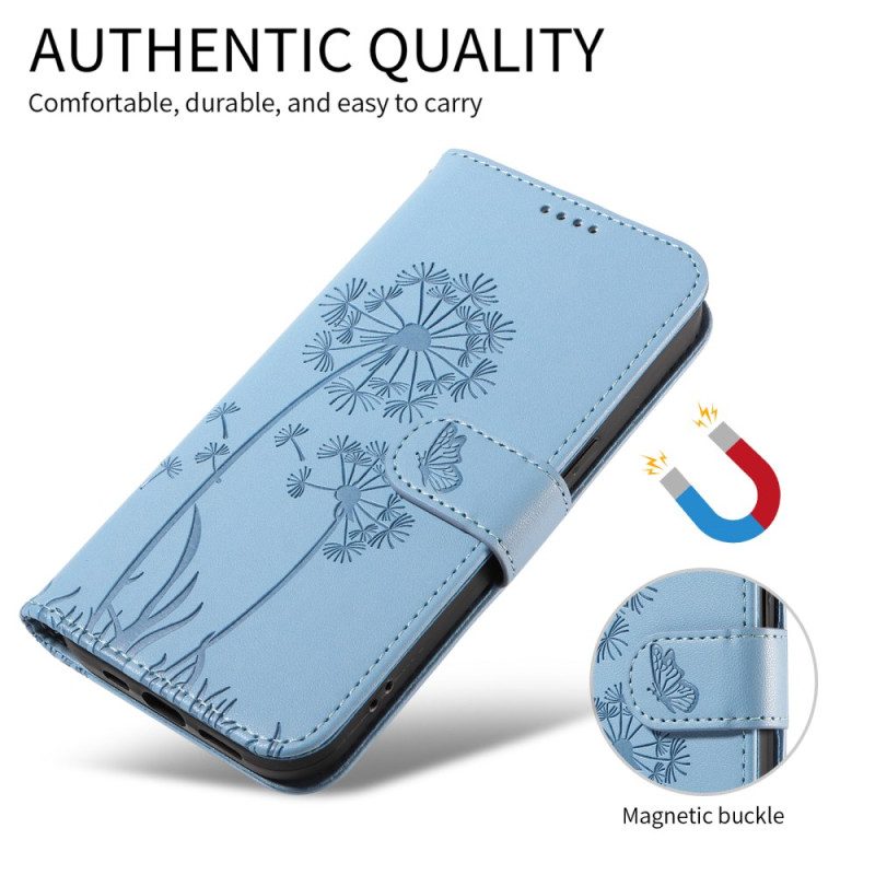 Nahkakotelo Xiaomi 15t Voikukat