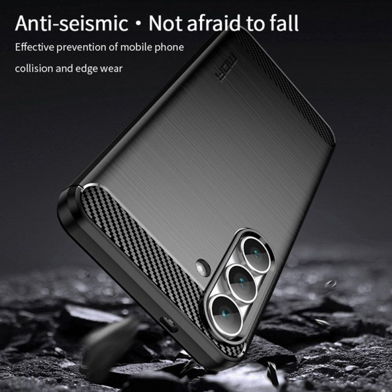 Case Samsung Galaxy S25 Fe Puhelinkuoret Harjattu Hiilikuitu