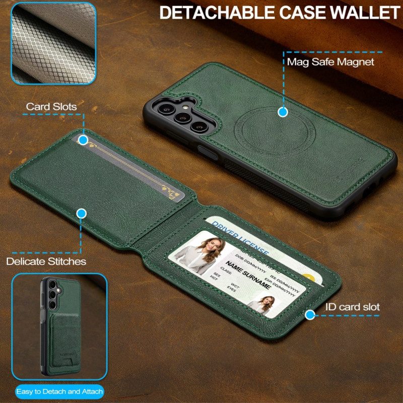 Case Samsung Galaxy S25 Fe Puhelinkuoret Irrotettava Magneettikorttikotelo