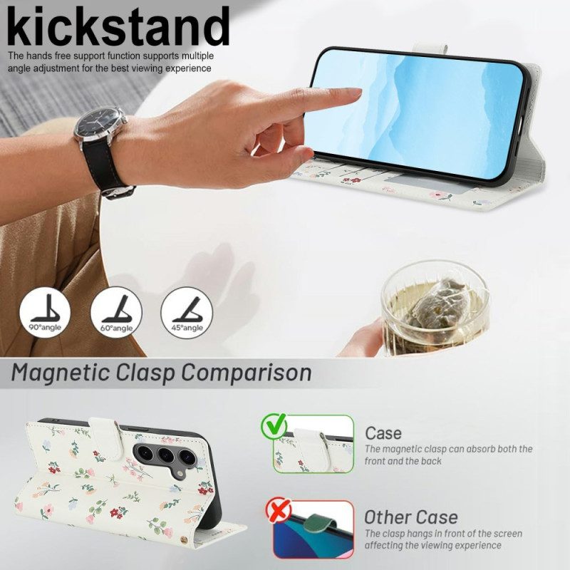 Kotelot Samsung Galaxy S25 Fe Kukat-nauha