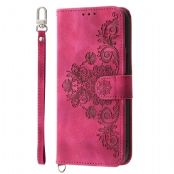 Kotelot Samsung Galaxy S25 Fe Pitsikuvio Hihnalla Ja Olkahihnalla