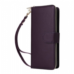 Kotelot Samsung Galaxy S25 Fe Puhelinkuoret Keinonahka Hihnalla