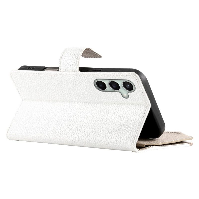 Kotelot Samsung Galaxy S25 Fe Puhelinkuoret Nahkainen Vetoketjullinen Lompakko Hihnoilla