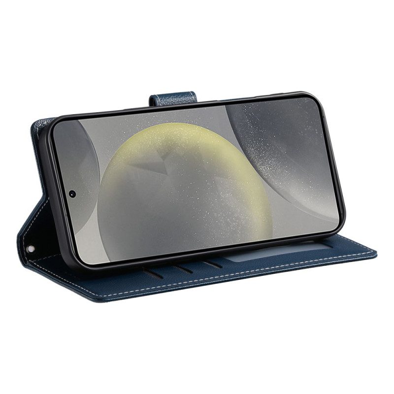 Kotelot Samsung Galaxy S25 Fe Puhelinkuoret Yksivärinen Nahkajäljitelmä