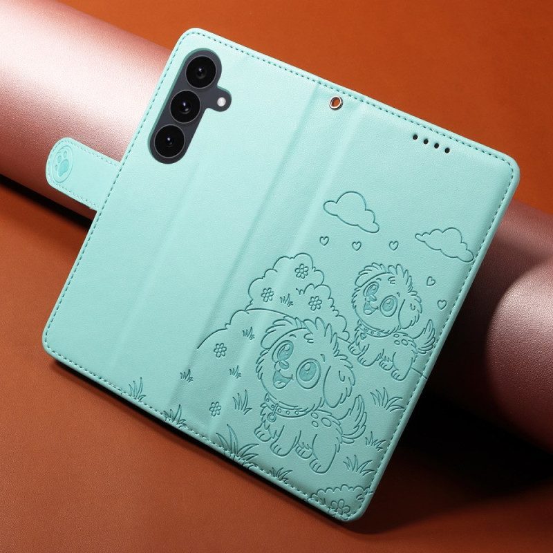 Kotelot Samsung Galaxy S25 Fe Rfid-esto Ja Koirakuvio