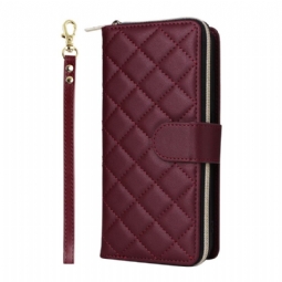 Kotelot Samsung Galaxy S25 Fe Tikattu Hihnalla Ja Olkahihnalla Suojakuori