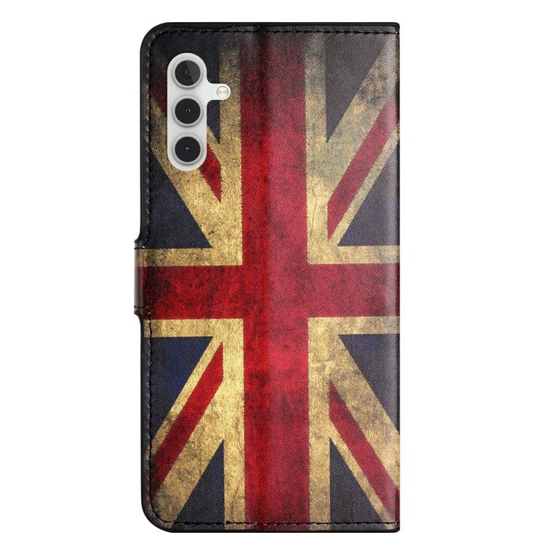 Kotelot Samsung Galaxy S25 Fe Vintage-britannian Lippu