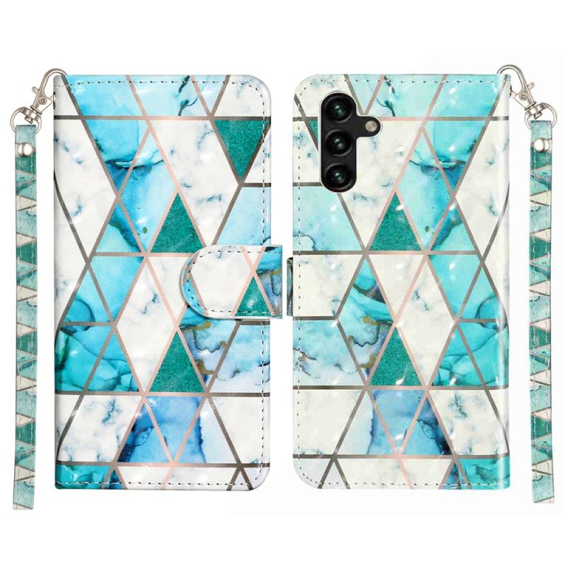 Kuoret Samsung Galaxy S25 Fe Sininen Marmori Ja Nauha