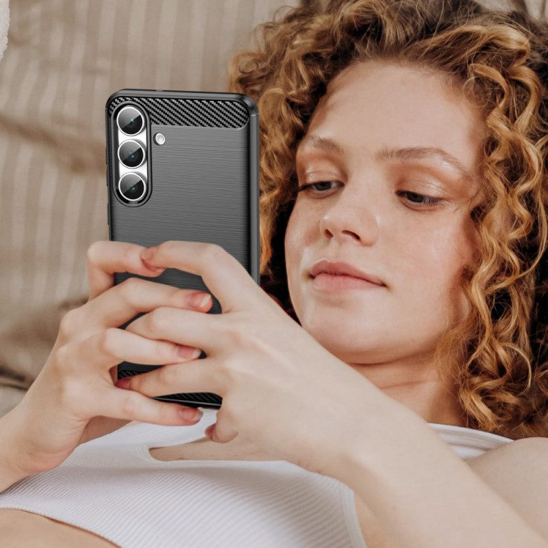 Kuori Samsung Galaxy S25 Fe Harjattu Hiilikuitu