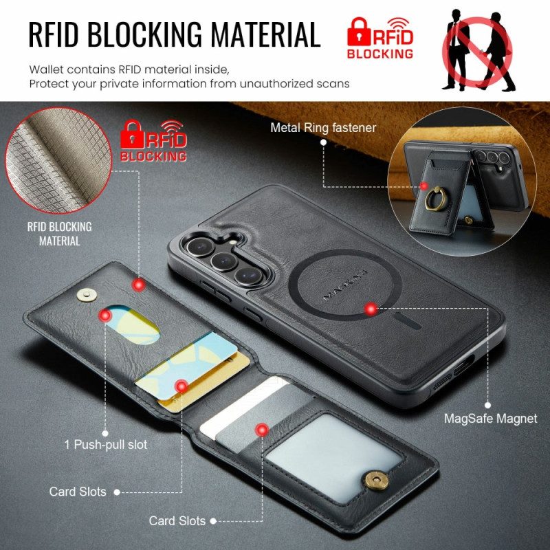 Kuori Samsung Galaxy S25 Fe Irrotettava Magneettikorttikotelo