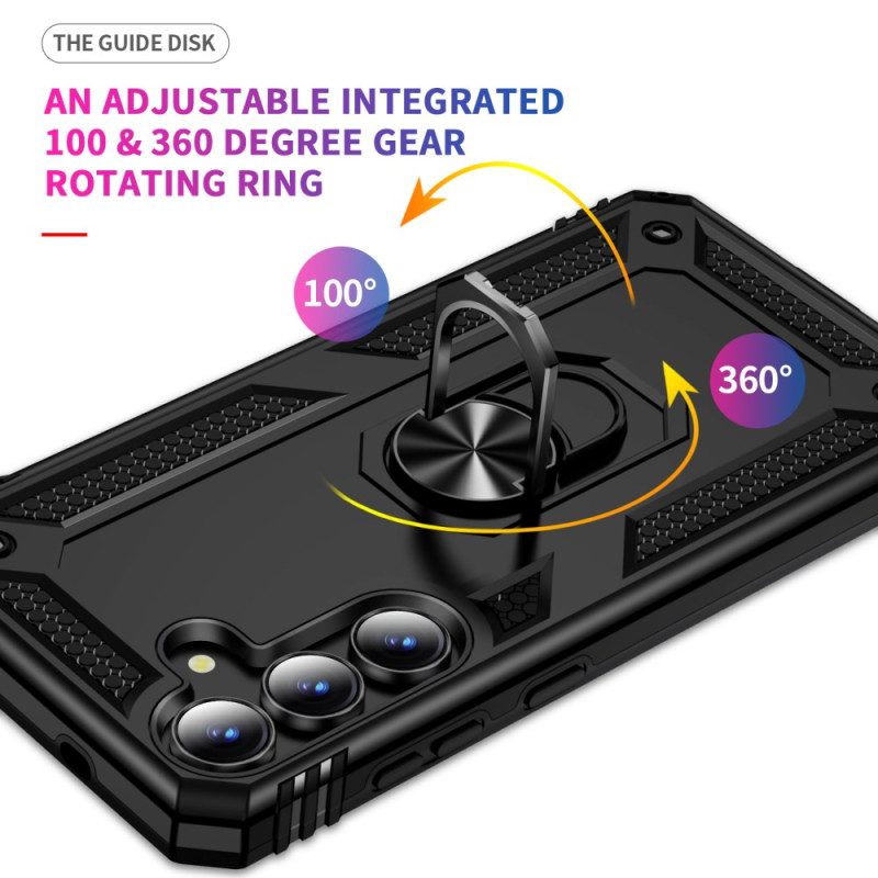 Kuori Samsung Galaxy S25 Fe Kestävä Kääntyvä Rengaspidike