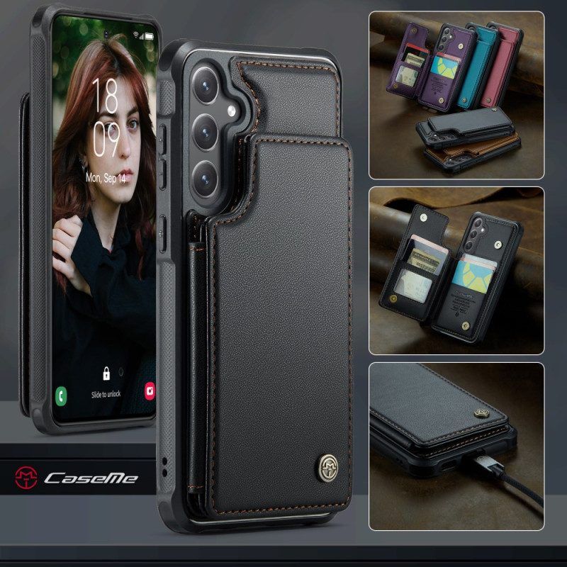 Kuori Samsung Galaxy S25 Fe Lompakko Lukittavalla Rfid-lukolla