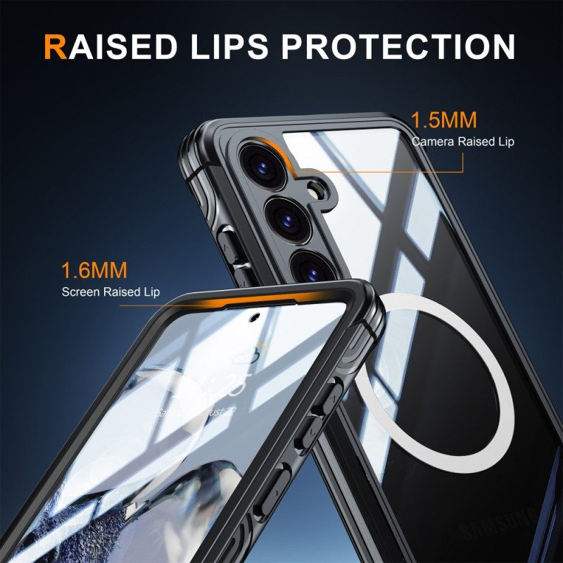 Kuori Samsung Galaxy S25 Fe Magneettinen Näytönsuojalla