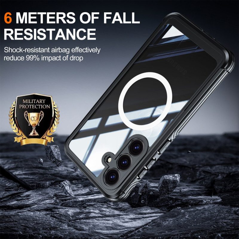 Kuori Samsung Galaxy S25 Fe Magneettinen Näytönsuojalla