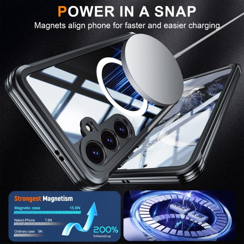 Kuori Samsung Galaxy S25 Fe Magneettinen Näytönsuojalla