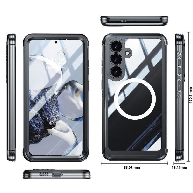 Kuori Samsung Galaxy S25 Fe Magneettinen Näytönsuojalla