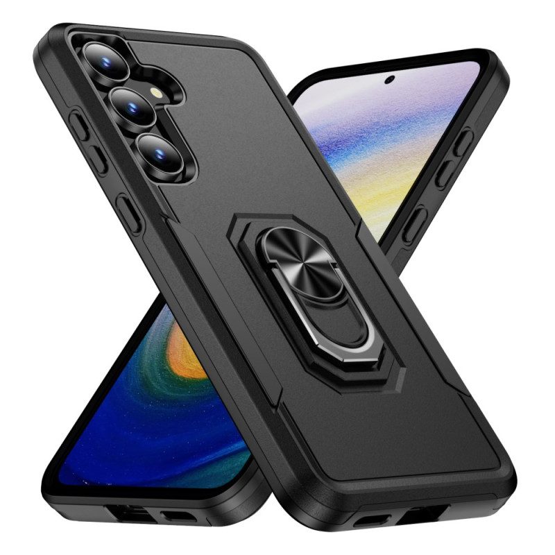 Kuori Samsung Galaxy S25 Fe Metalliefektinen Sormuspidike Suojakuori