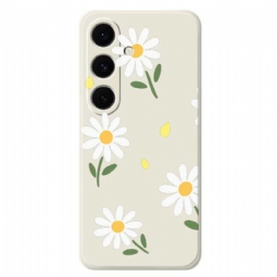 Kuori Samsung Galaxy S25 Fe Päivänkakkara-silikoni Suojakuori