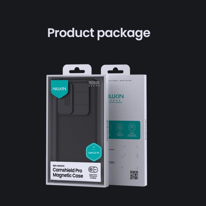 Kuori Samsung Galaxy S25 Fe Yhteensopiva Magsafe Camshield Pro Nillkinin Kanssa
