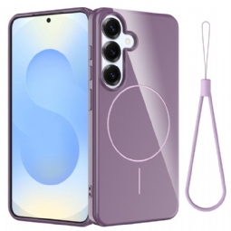 Kuori Samsung Galaxy S25 Fe Yhteensopiva Magsafen Kanssa Rannehihnalla