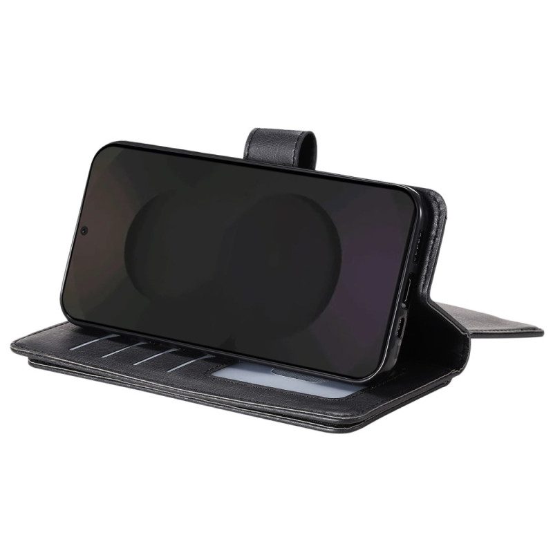 Nahkakotelo Samsung Galaxy S25 Fe 10 Korttipaikkaa