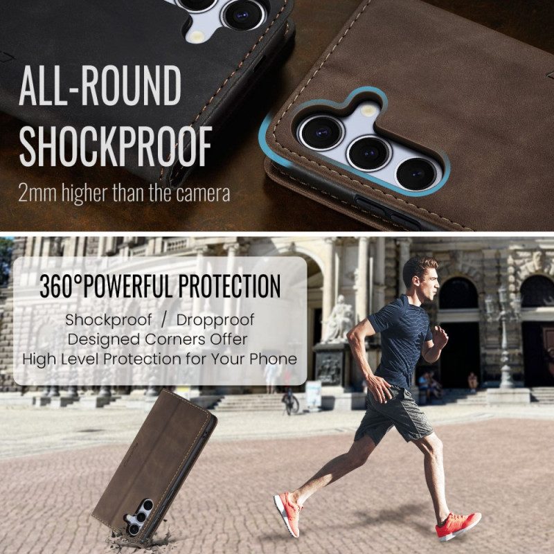 Nahkakotelo Samsung Galaxy S25 Fe Kaseemikuosi