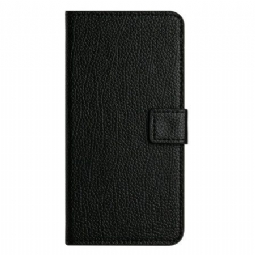 Nahkakotelo Samsung Galaxy S25 Fe Klassinen Musta