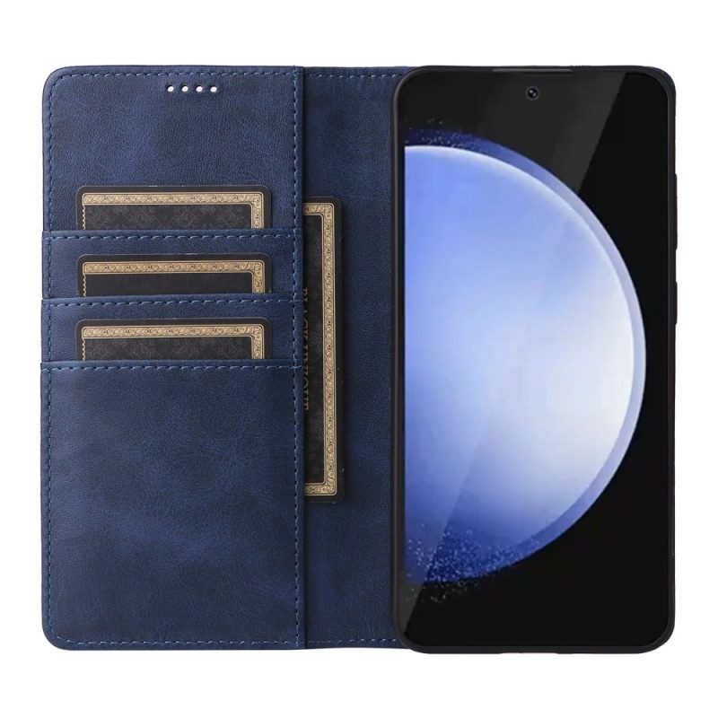 Nahkakotelo Samsung Galaxy S25 Fe Nahkakuvio Suojakuori