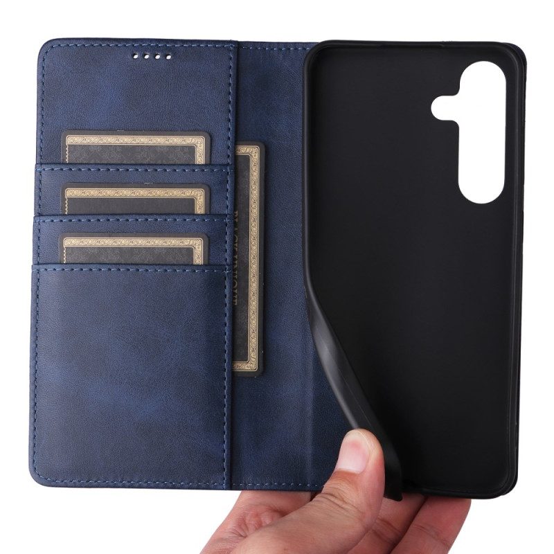 Nahkakotelo Samsung Galaxy S25 Fe Nahkakuvio Suojakuori