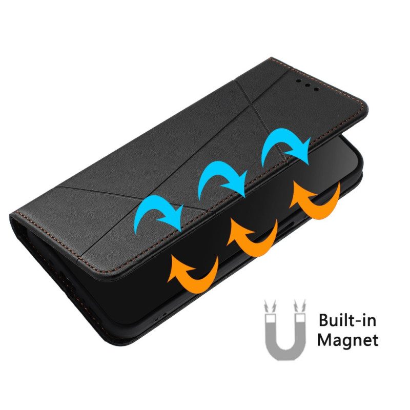 Nahkakotelo Samsung Galaxy S25 Fe Puhelinkuoret Viivat