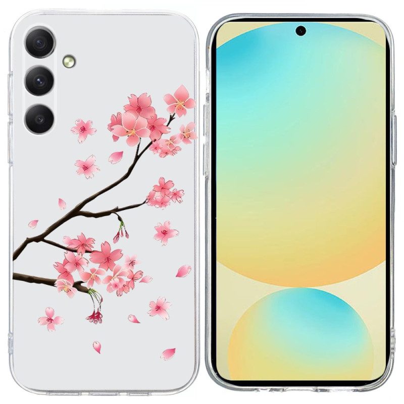 Puhelinkuoret Samsung Galaxy S25 Fe Luumunkukat