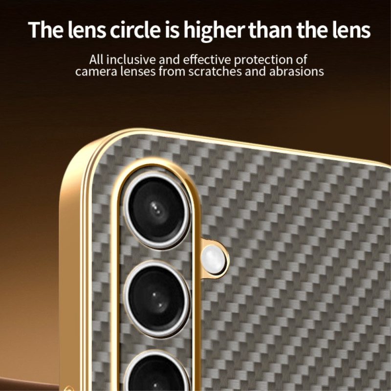 Puhelinkuoret Samsung Galaxy S25 Fe Magsafe-hiilikuitukuvio