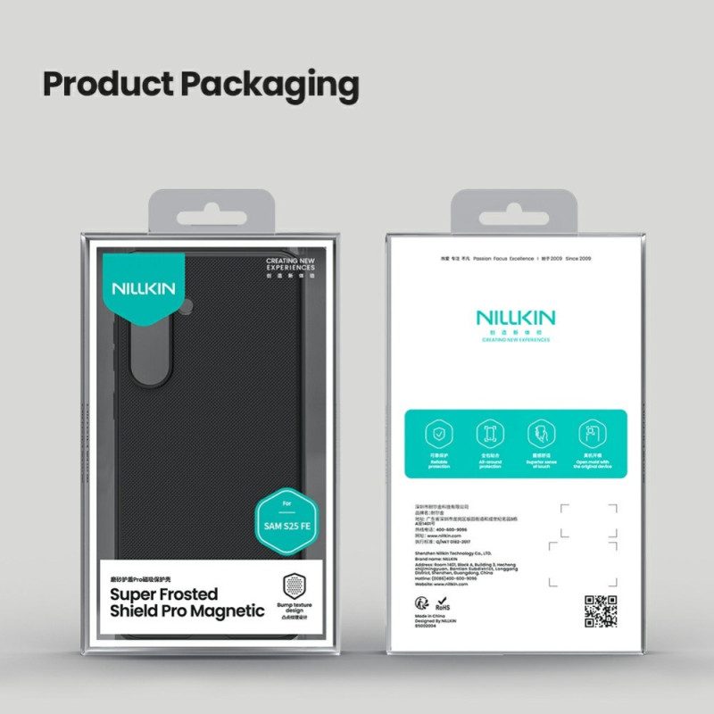 Puhelinkuoret Samsung Galaxy S25 Fe Yhteensopiva Magsafe Frosted Shield Pro Nillkinin Kanssa