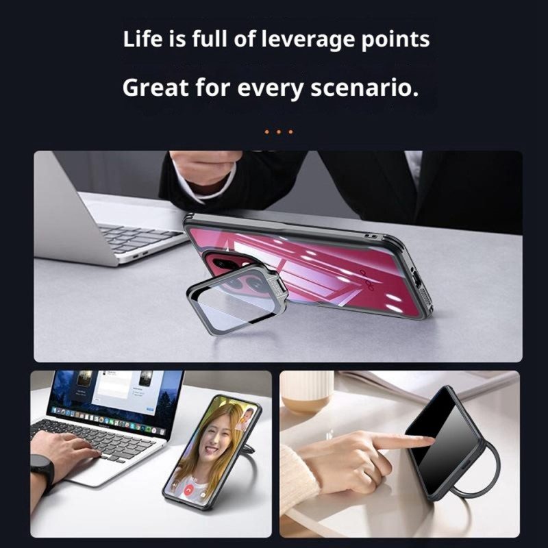 Case Oppo Find X9 5g Puhelinkuoret Kirkas Sisäänrakennettu Jalusta Ja Kamerasuoja