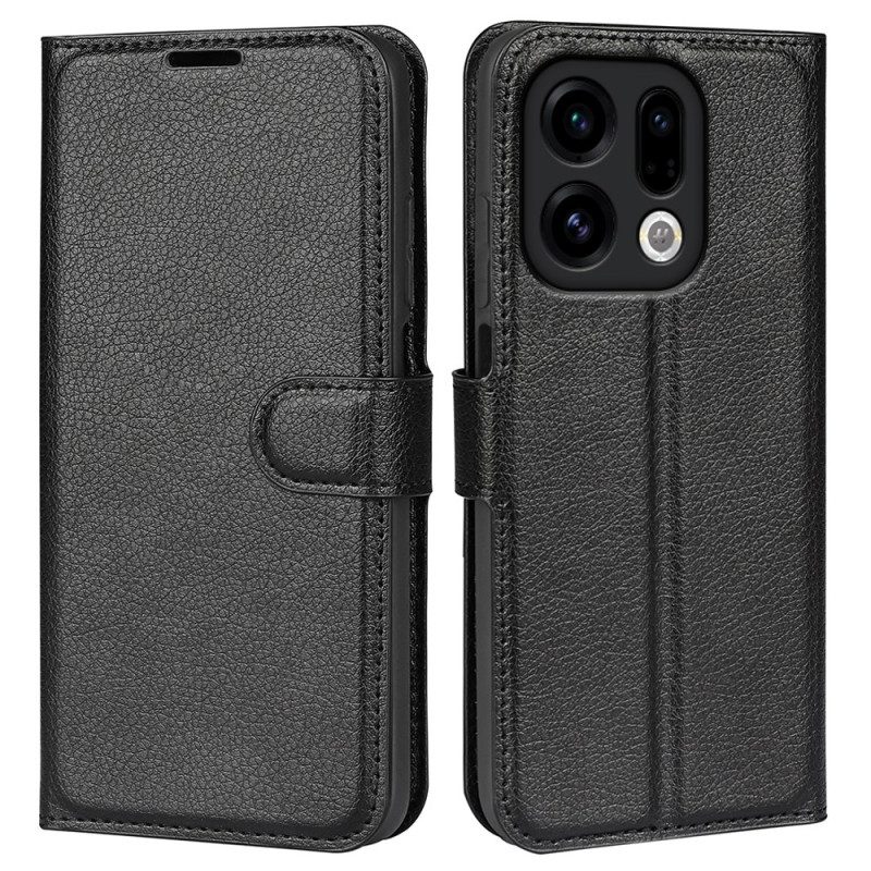 Kotelot Oppo Find X9 5g Puhelinkuoret Litsi-keinonahkaa