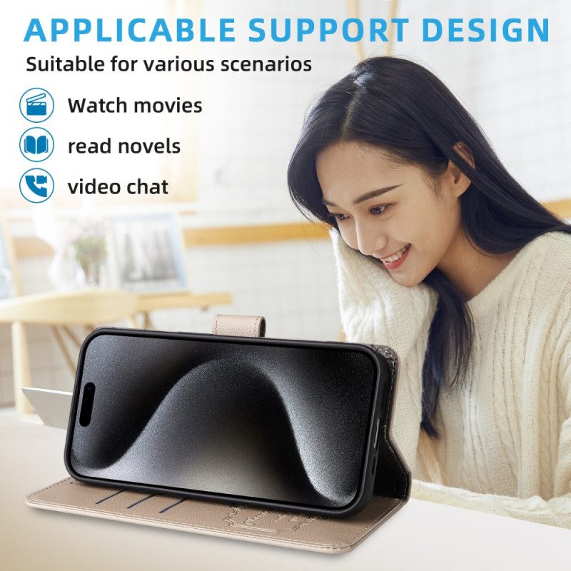 Nahkakotelo Oppo Find X9 5g Rfid-suojattu