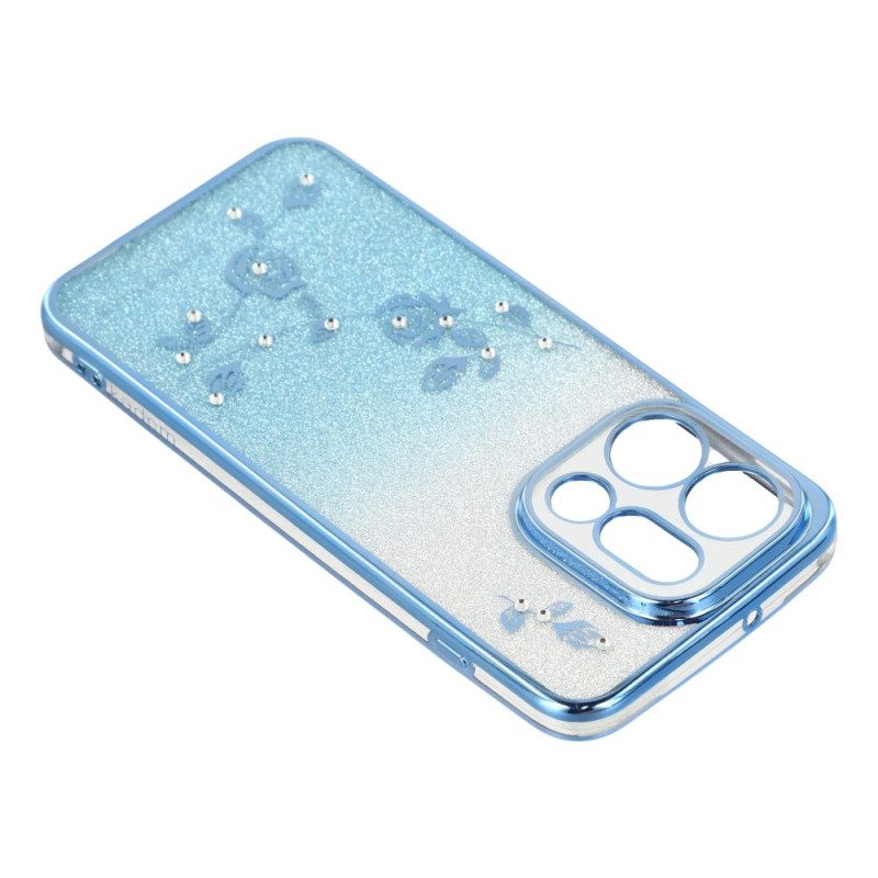 Puhelinkuoret Oppo Find X9 5g Kadem Kukkia Ja Strasseja Koristavat Hihnat