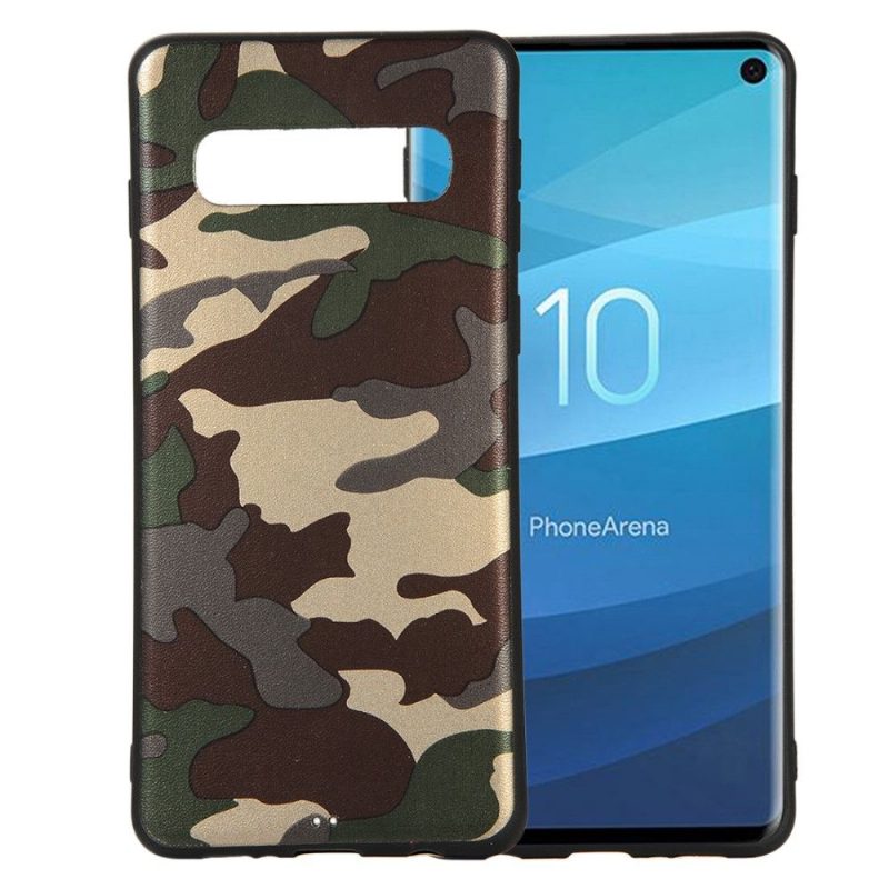 Kuori Samsung Galaxy S10 Alkuperäinen Military Camouflage Gel