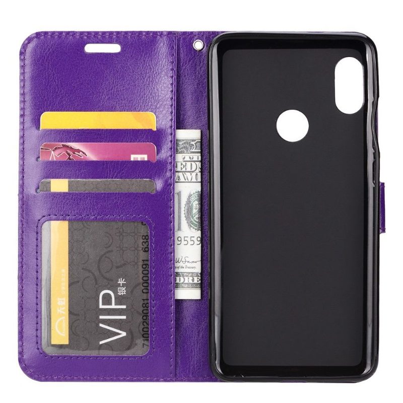 Kotelot Huawei P Smart 2020 Korttikotelo Jalustalla - Violetti