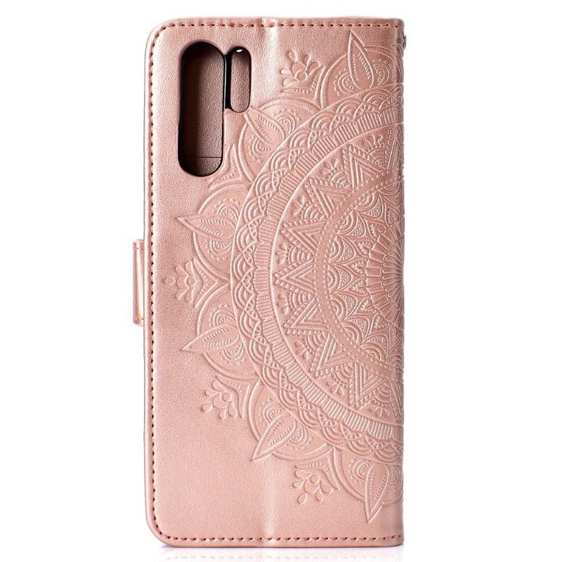 Kuoret Huawei P30 Pro Alkuperäinen Mandala-kuvioinen Korttikotelo