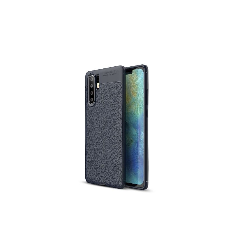 Kuori Huawei P30 Pro Textured Leather Style Gel