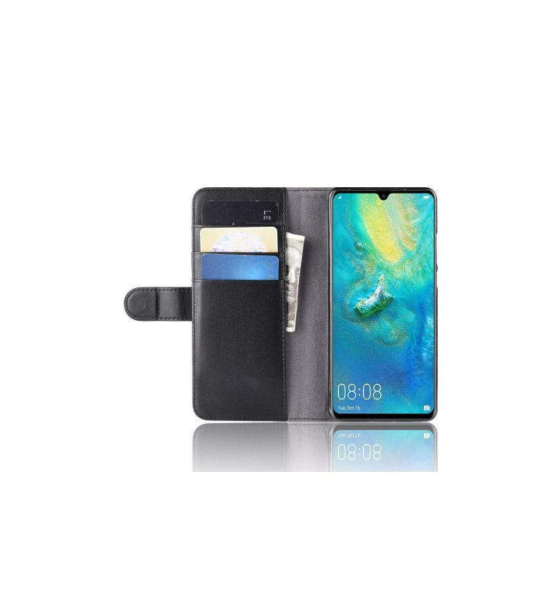 Nahkakotelo Huawei P30 Pro Murtumaton Puhelinkuoret Premium Nahkainen Korttikotelo