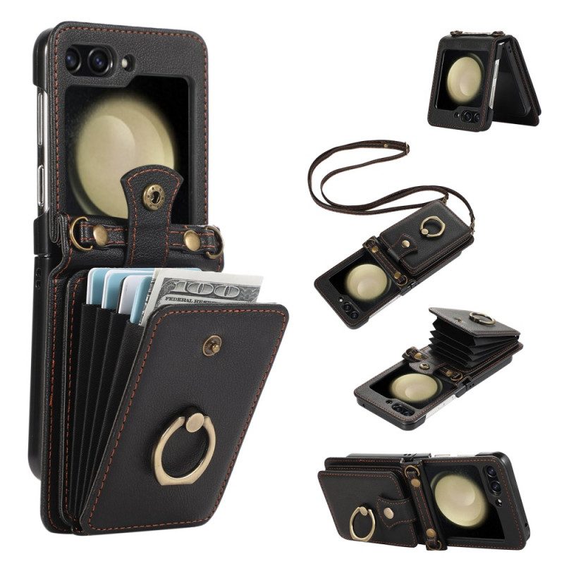 Case Samsung Galaxy Z Flip 7 Puhelinkuoret Korttikotelo Ja Olkahihna