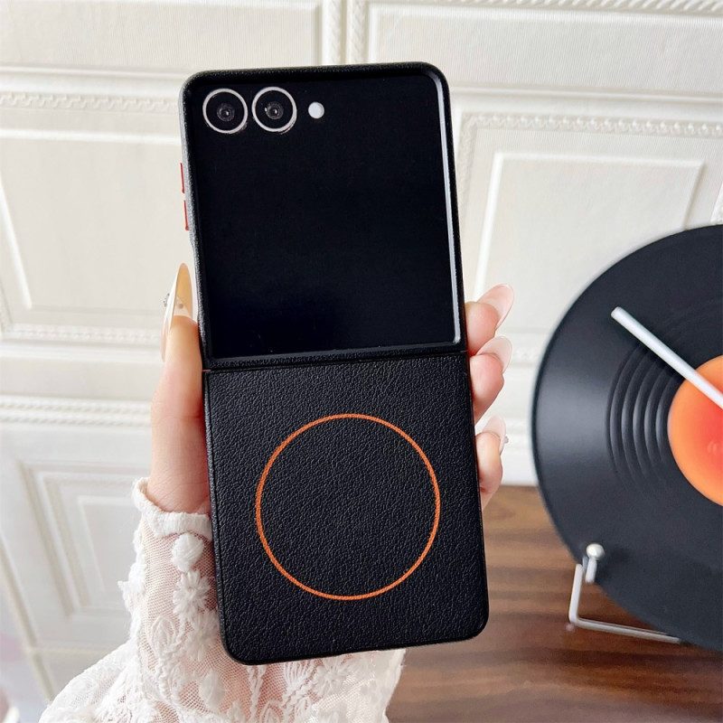 Case Samsung Galaxy Z Flip 7 Puhelinkuoret Magsafe Orange Ring -yhteensopiva