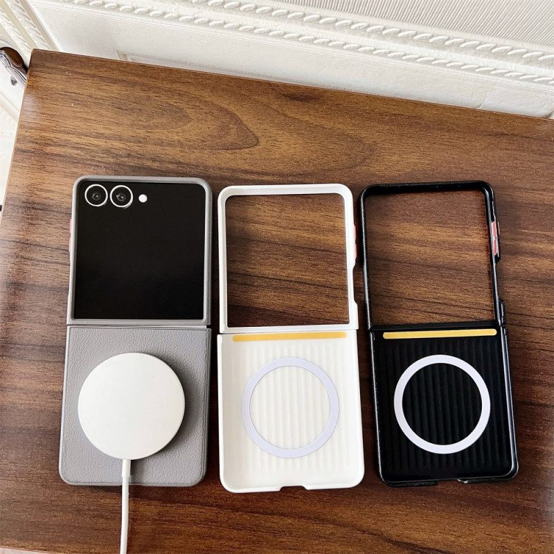 Case Samsung Galaxy Z Flip 7 Puhelinkuoret Magsafe Orange Ring -yhteensopiva